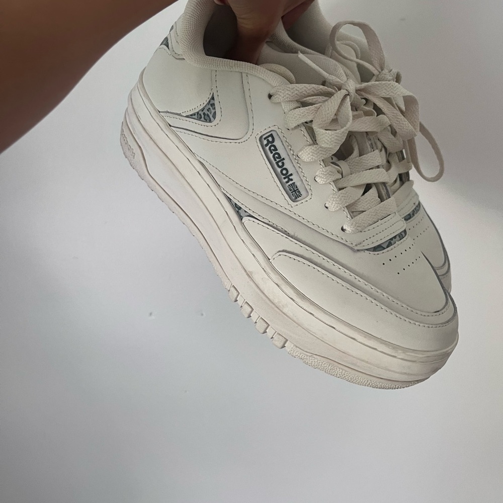 Reebok White Sneakers with Classic Design